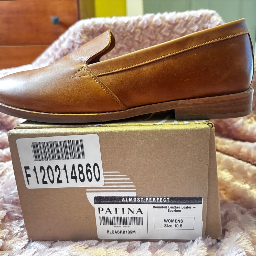 Patina Women's Leather Loafers - Bourbon Brown